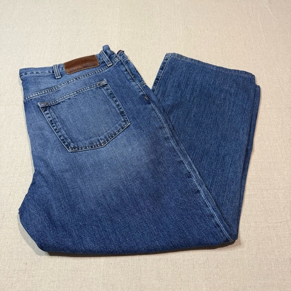 Eddie Bauer 5-Pocket Jeans Blue Men's Size 40X30 Straight Fit Jeans Men’s Pants - Picture 1 of 7